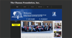 Desktop Screenshot of chananfoundation.org