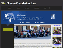 Tablet Screenshot of chananfoundation.org